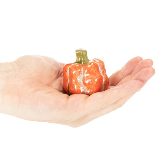 Juego de calabazas: Calabazas decorativas pequeñas para decoración otoñal, 5 cm, 3 piezas | Floristik24.es