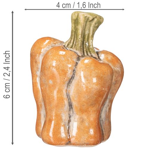 Juego de calabazas: Calabazas decorativas pequeñas para decoración otoñal, 5 cm, 3 piezas | Floristik24.es
