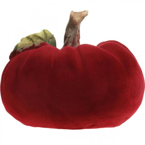 Decoración de otoño rojo calabaza deco polyresin 15 × 12cm