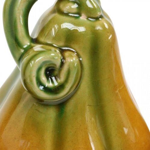 Floristik24 Calabaza decorativa cerámica naranja, verde surtido Al7.5 / 10 / 11cm 3ud