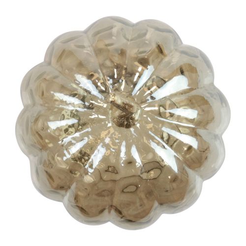 Artículo Decoración de calabaza vidrio calabaza decoración de mesa otoño Ø14cm H19cm