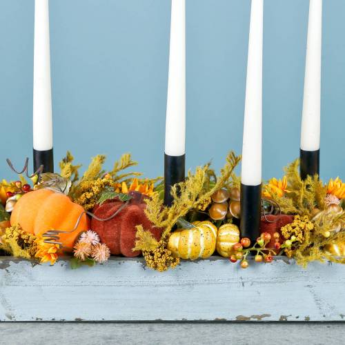 Floristik24 Mezcla de calabaza artificial 3,5 cm - 11 cm 26 piezas