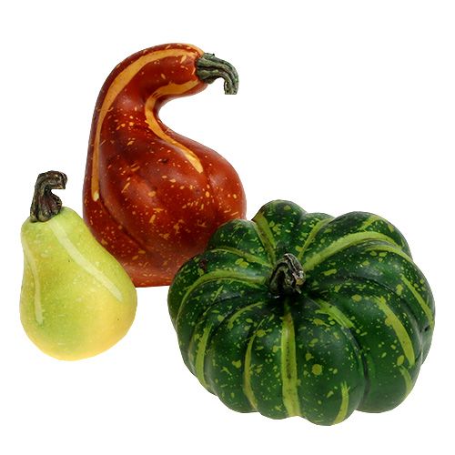 Floristik24 Surtido de calabazas en la red 12pcs