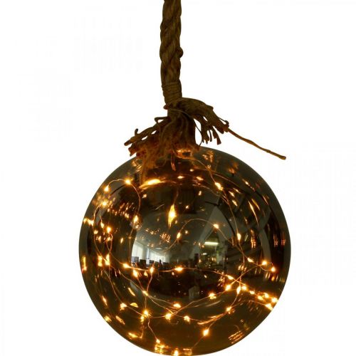 Floristik24 LED bola interior Ø20cm tintado 40L blanco cálido temporizador