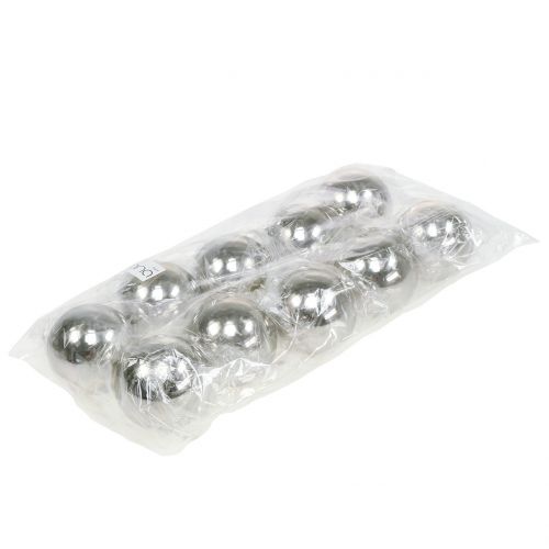 Artículo Bolas de acero inoxidable para decoración Ø6cm 10 piezas
