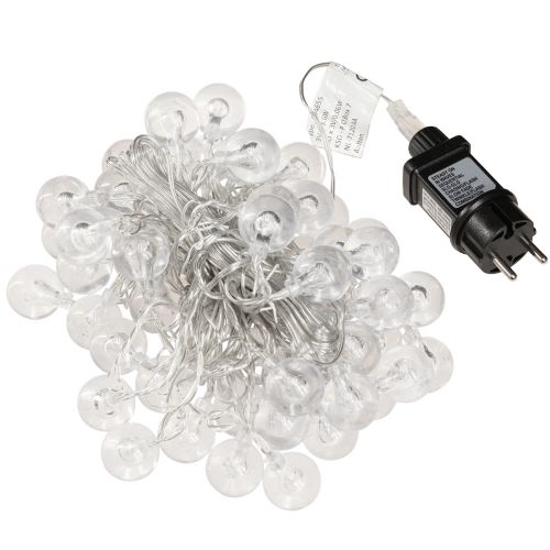 Artículo Guirnalda de luces de bolas cerezo exterior blanco frío 60 LED 900 cm
