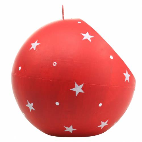 Artículo Bola navideña para colgar Papá Noel y LED rojo Ø20cm para pilas