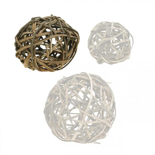 Floristik24 Bola deco madera de vid natural Ø20cm