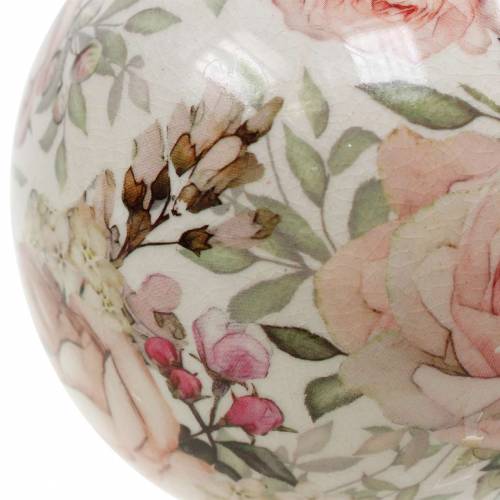 Floristik24 Bola decorativa rosa loza rosa claro Ø9cm
