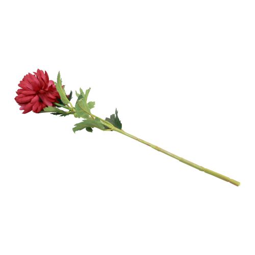 Artículo Flores artificiales dalias decorativas flores artificiales Burdeos 61cm