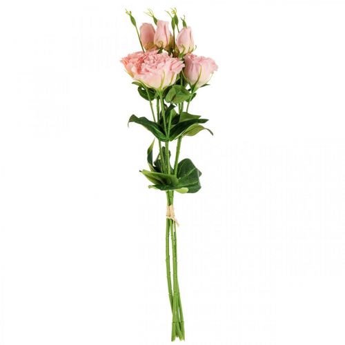Floristik24 Flores artificiales Lisianthus rosa flores artificiales de seda 50cm 5 piezas