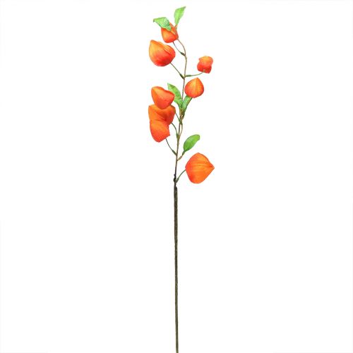 Floristik24 Flor artificial flor de farol naranja Physalis flores decorativas de seda 93cm 2 piezas