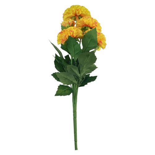 Floristik24 Decoración de flores artificiales, dalias artificiales naranja 50cm