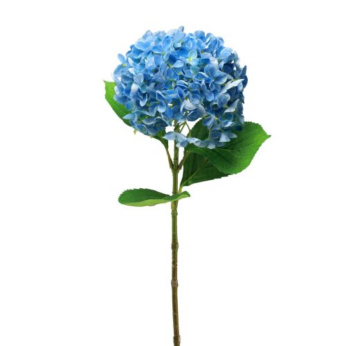 Artículo Flores artificiales decoración hortensia artificial azul 69cm