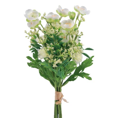 Flores artificiales decoración ramo de flores artificiales Jasmin Bellis artificial 30cm