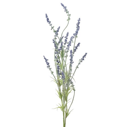 Floristik24 Flores artificiales decoración de lavanda rama de lavanda violeta 48cm