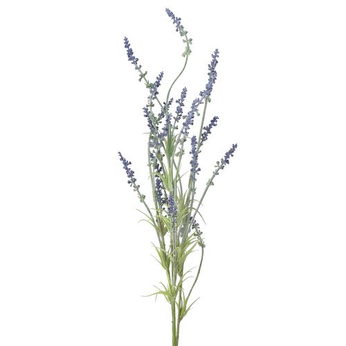 Artículo Flores artificiales decoración de lavanda rama de lavanda violeta 48cm