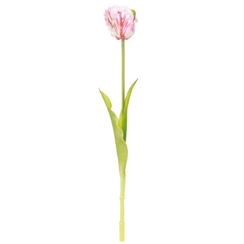 Artículo Ramo de flores artificiales 5 tulipanes loro Tulipanes artificiales 40cm