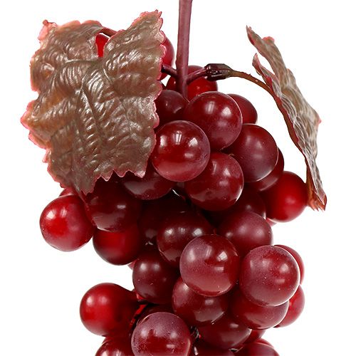 Floristik24 Frutas artificiales uvas rojas 22cm