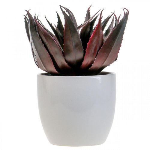 Artículo Planta artificial de aloe vera en maceta Planta decorativa Verde Al. 20 cm