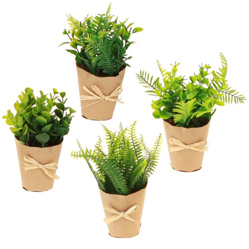 Plantas Artificiales Helecho Artificial Boj 15-19cm 4uds