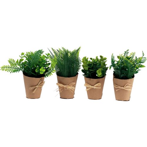 Plantas Artificiales Helecho Artificial Boj 15-19cm 4uds