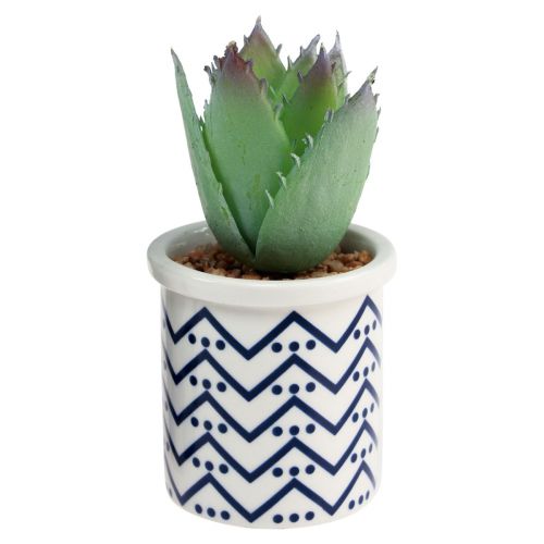Artículo Plantas artificiales suculentas planta verde artificial 9-12,5 cm 4 piezas