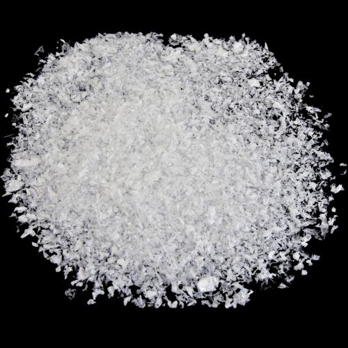 Floristik24 Nieve Artificial Nieve Falsa Nieve Artificial Blanca Fina 200g