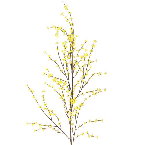 Artículo Rama artificial de Pascua con flores amarillas, rama decorativa de primavera, L138cm