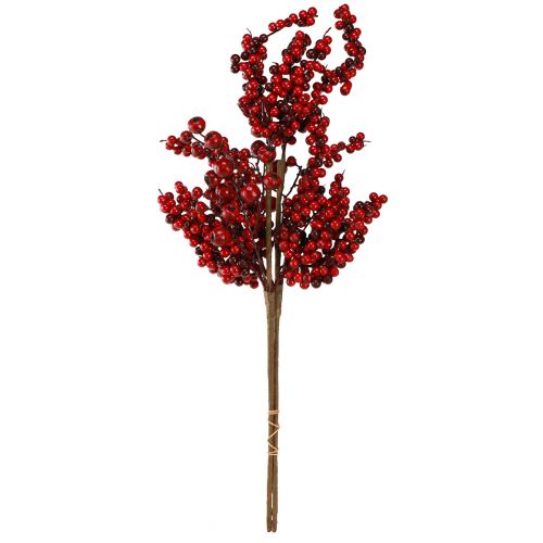 Artículo Rama artificial con frutos rojos otoño Navidad 60cm 2ud