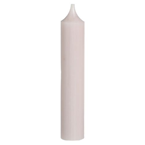Artículo Velas de palo cortas color rosa claro 21×110mm 6uds