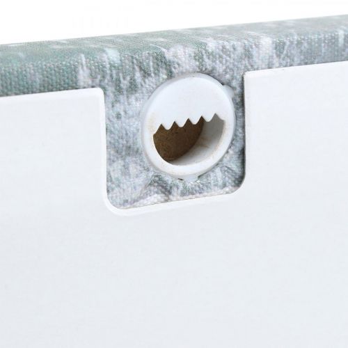 Artículo Cuadro LED Navidad paisaje invernal con banco del parque Mural LED 58x38cm