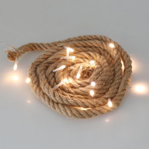 Floristik24 Cadena de luces LED para guirnalda LED de interior 190cm 20L blanco cálido
