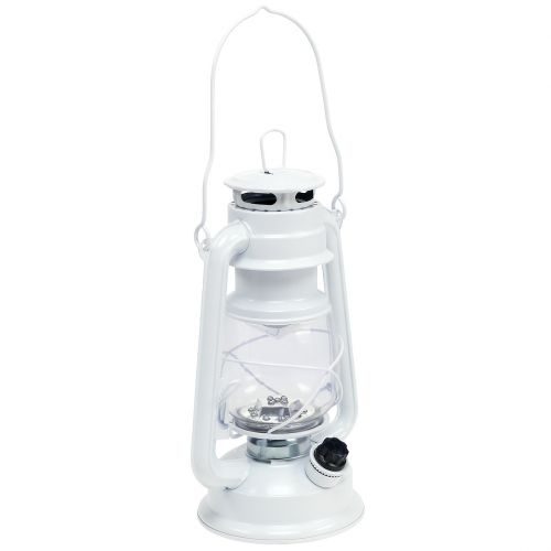 Floristik24 Linterna LED regulable blanco cálido 24,5 cm con 15 lámparas