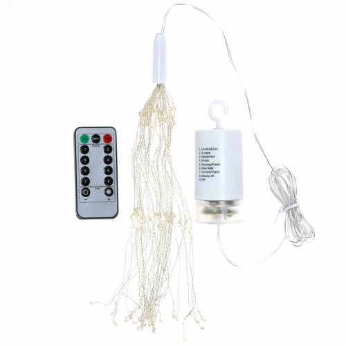 Paquete de luces LED con control remoto y 120 modos de luz