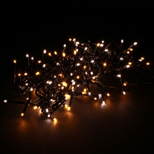 Floristik24 Cadena de luces LED temporizador exterior 144 LED 130cm