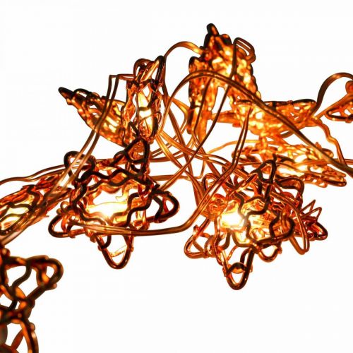 Artículo Cadena de luces LED estrellas micro temporizador LED interior cobre 1,90m