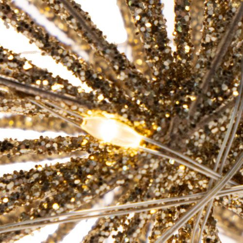 Estrella decorativa LED de alambre para colgar, 20 LED, luz blanca cálida, para interiores, 22 cm | Floristik24.es