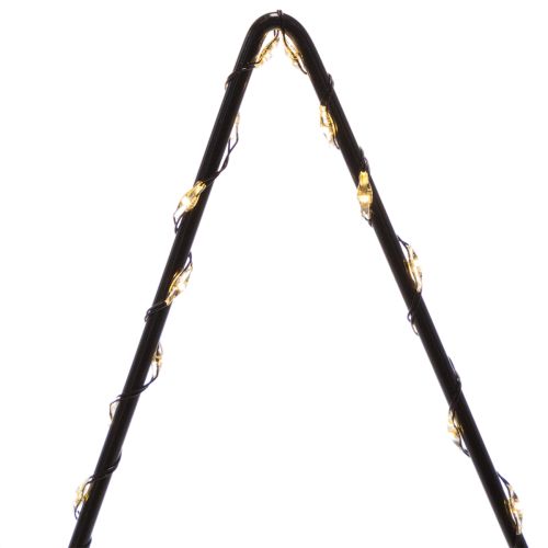 Estrella LED con compartimento para pilas y soporte para alféizar o mesa (46 cm). | Floristik24.es