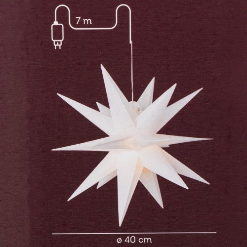 Estrella LED decorativa, luz