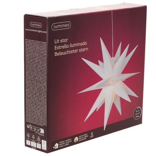 Estrella LED decorativa, luz