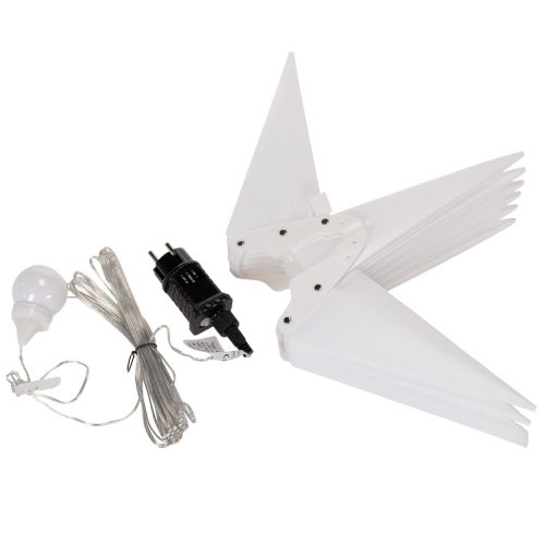 Estrella LED navideña blanca