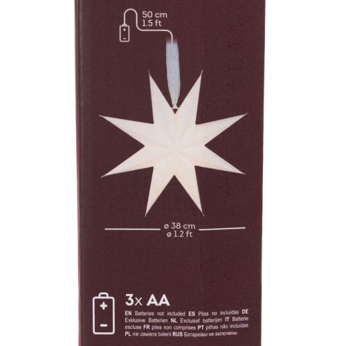 Estrella colgante LED con