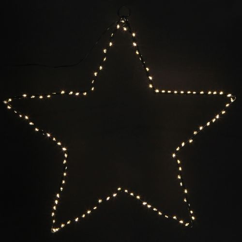 Artículo Estrella LED para colgar metal 110L blanco cálido interior Ø35cm