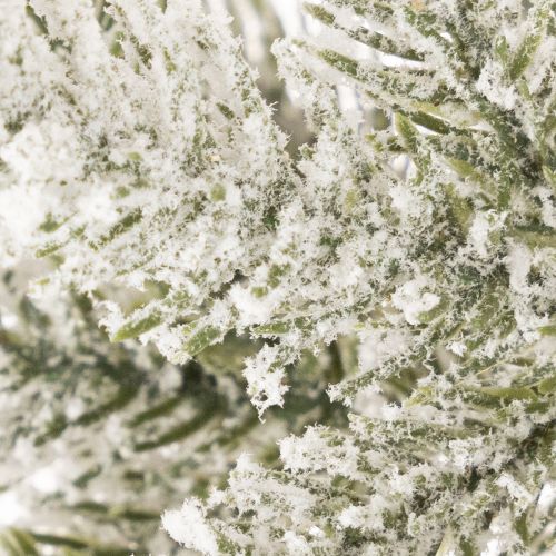 Árbol de Navidad artificial con nieve en bolsa de yute, 40 LED, para uso interior, 85 cm. | Floristik24.es