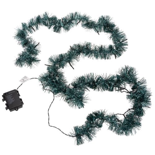 Guirnalda navideña de oropel con 60 LED y temporizador, para exteriores, 3 m comprar | Floristik24.es