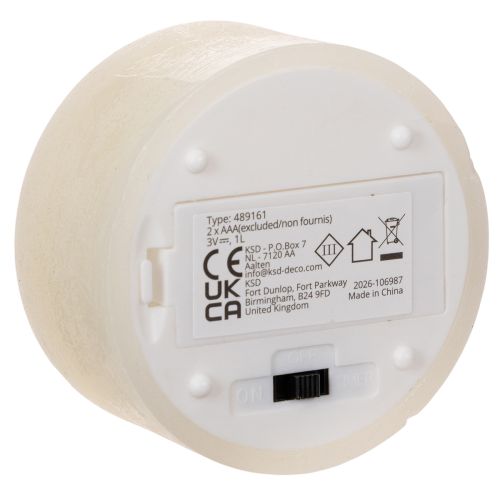Vela LED de té, luz blanca