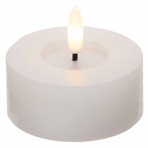 Vela LED XL Tealight blanca de