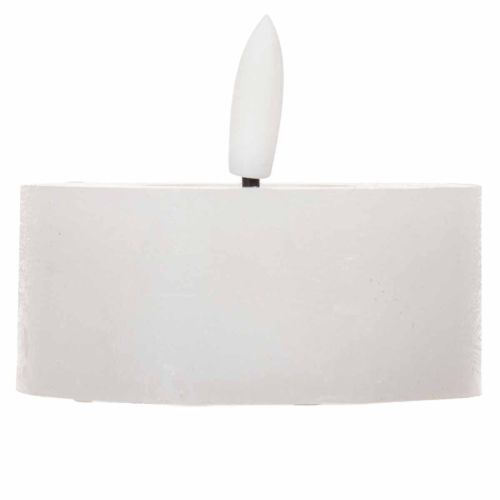 Vela LED XL Tealight blanca de