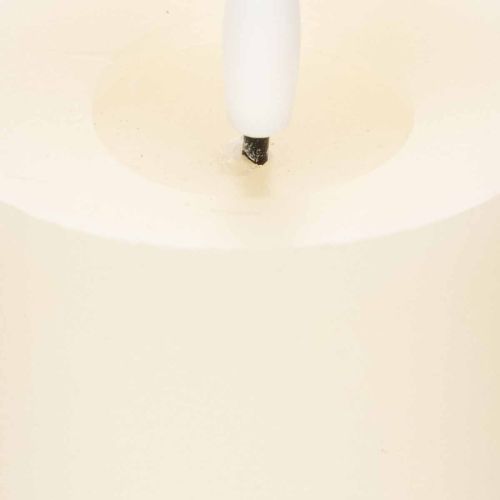 Vela LED cilíndrica de cera